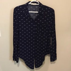 Bicycle print shirt
